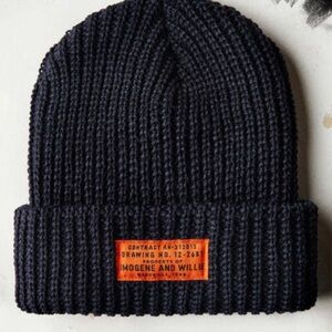 the i+w navy rib cap